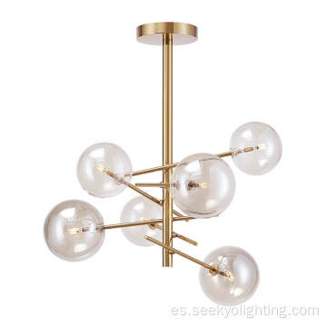 Lámpara colgante de lámpara de araña de burbujas moderna